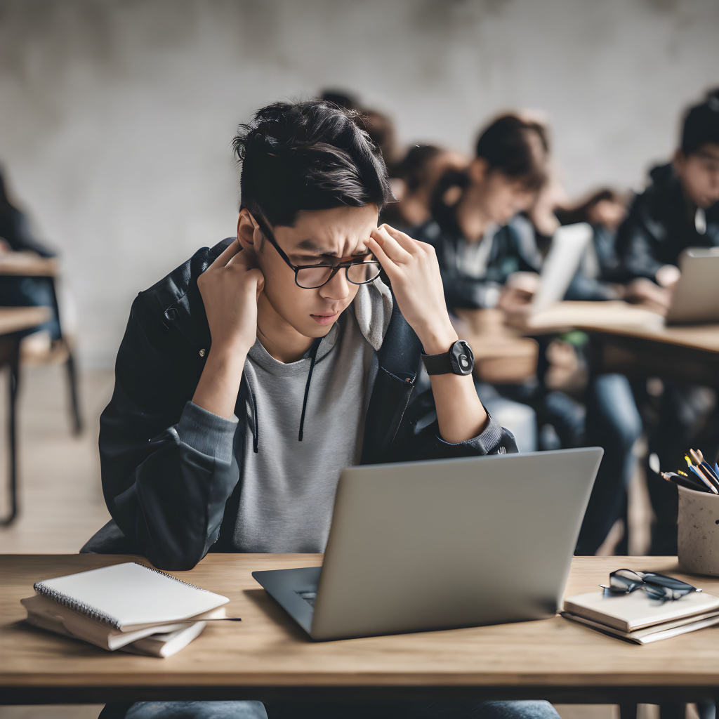 戴了多焦鏡片眼睛疲勞？解析原因與改善對策(示意圖)