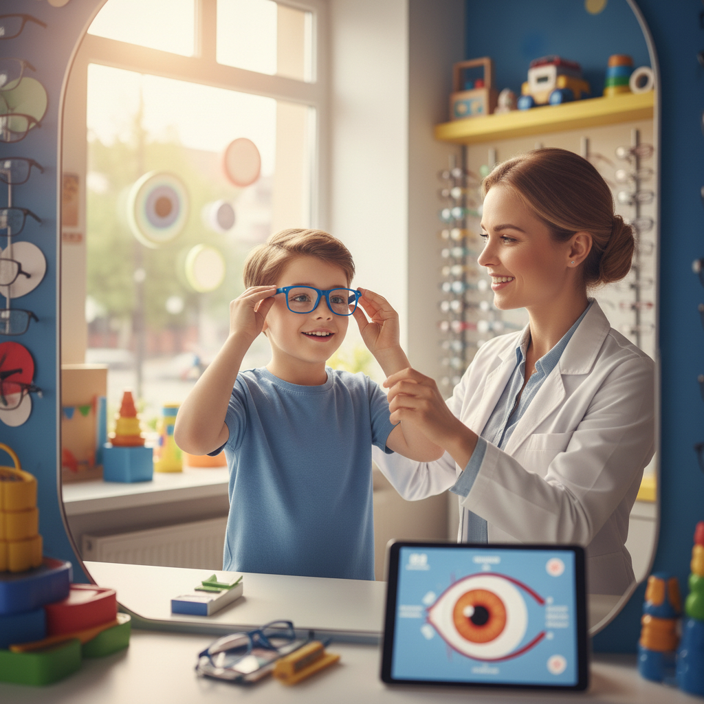 兒童近視控制鏡片完整解析:守護孩子視力,從日常開始!(示意圖)