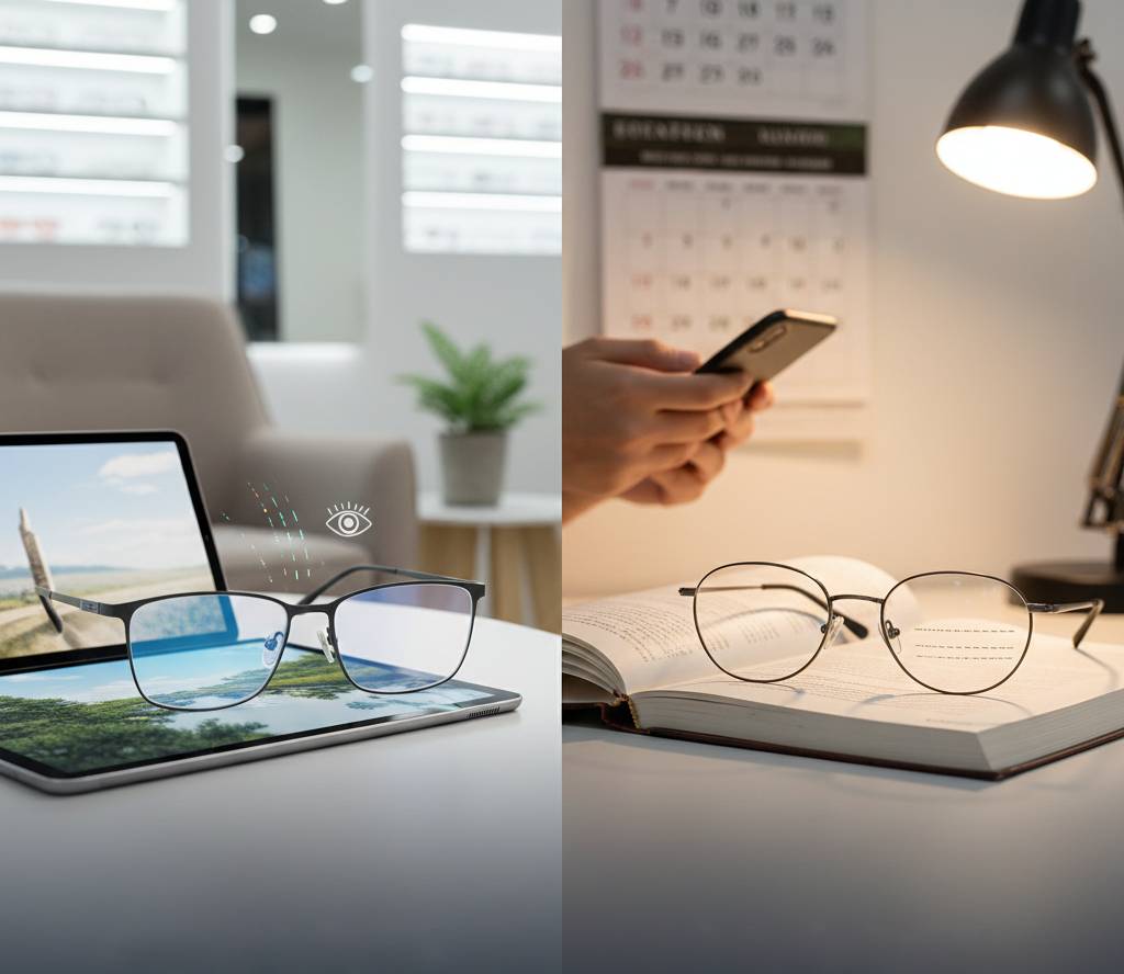 舒壓鏡片與多焦鏡片差別一次看懂｜哪一種比較適合你？