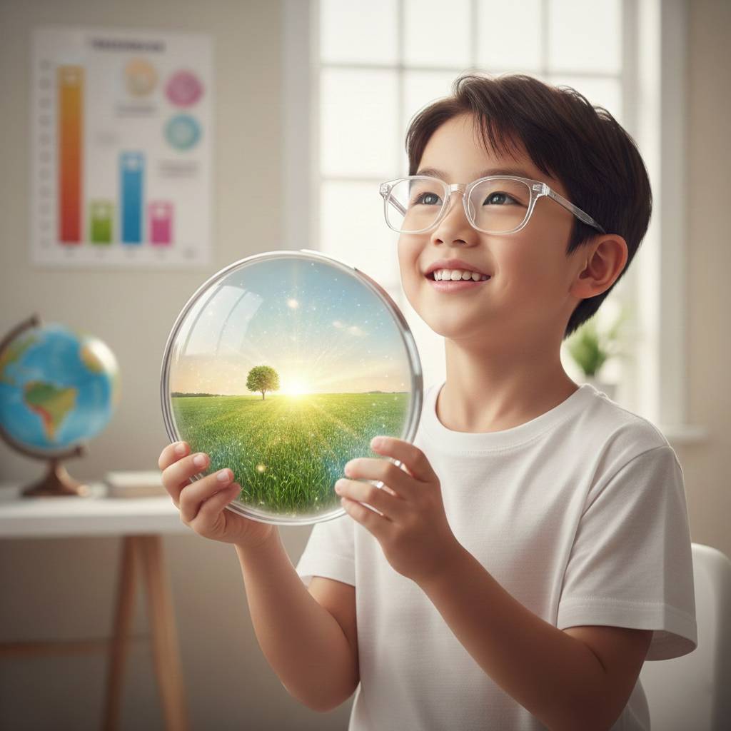 遠視儲備量是什麼?為什麼它決定孩子未來會不會近視?(示意圖)